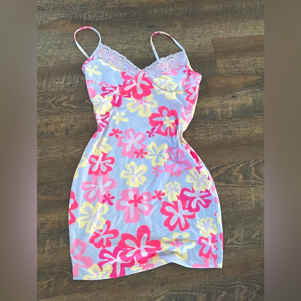 Y2K SPONGEBOB VIBE MINI DRESS